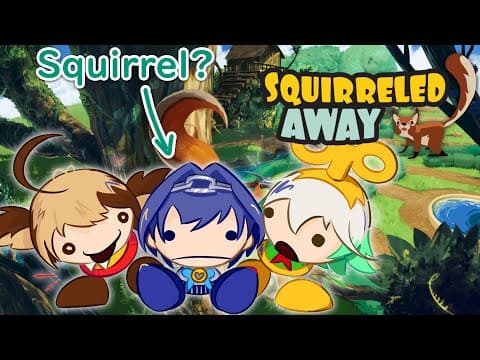 【SQUIRRELED AWAY】Kronii pet? with @holoen_gigimurin & @OuroKronii !!!