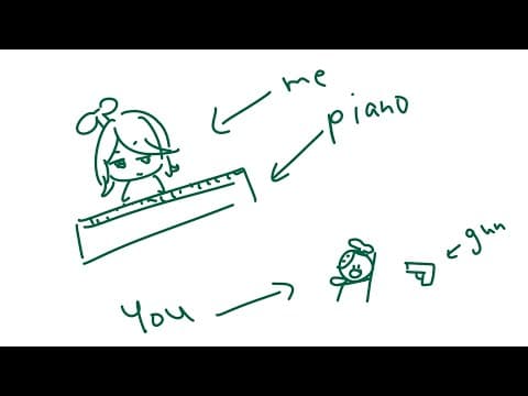 【PIANO】practicing and making silly notes by pressing keys! CASUAL RELAXING I AM SO RELAXED