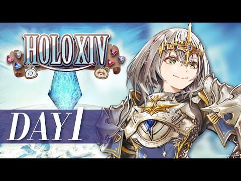 【FINAL FANTASY XIV】FF14初見太郎！ナイトはタンクらしい？！ホロメンと一緒に極タイタン討滅戦を目指すぞ🔥【#HOLOXIV 白銀ノエル視点】