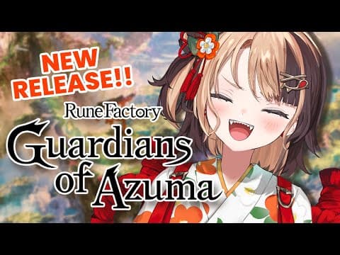 【Rune Factory: Guardians of Azuma】NEW RUNE FACTORY!! living my best fantasy farming life #ad