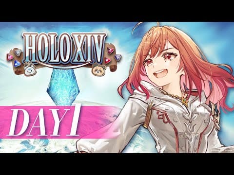 【FINAL FANTASY XIV】ホロメンと挑む✨極タイタン討滅戦の道！！！　DAY1 【#HOLOXIV 一条莉々華視点 /hololive DEV_IS ReGLOSS】