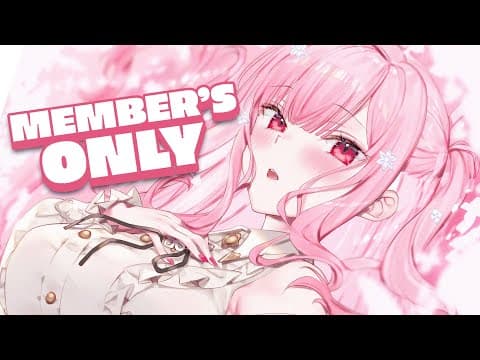 【member's only】chatting the night away!